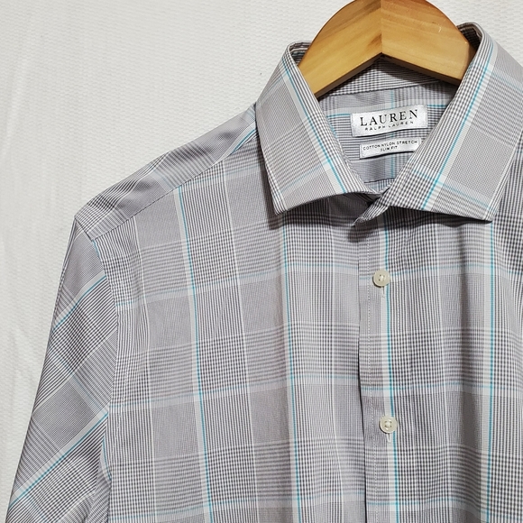 Lauren Ralph Lauren Slim Fit Stretch Long Sleeve Button Down Shirt - Picture 1 of 6